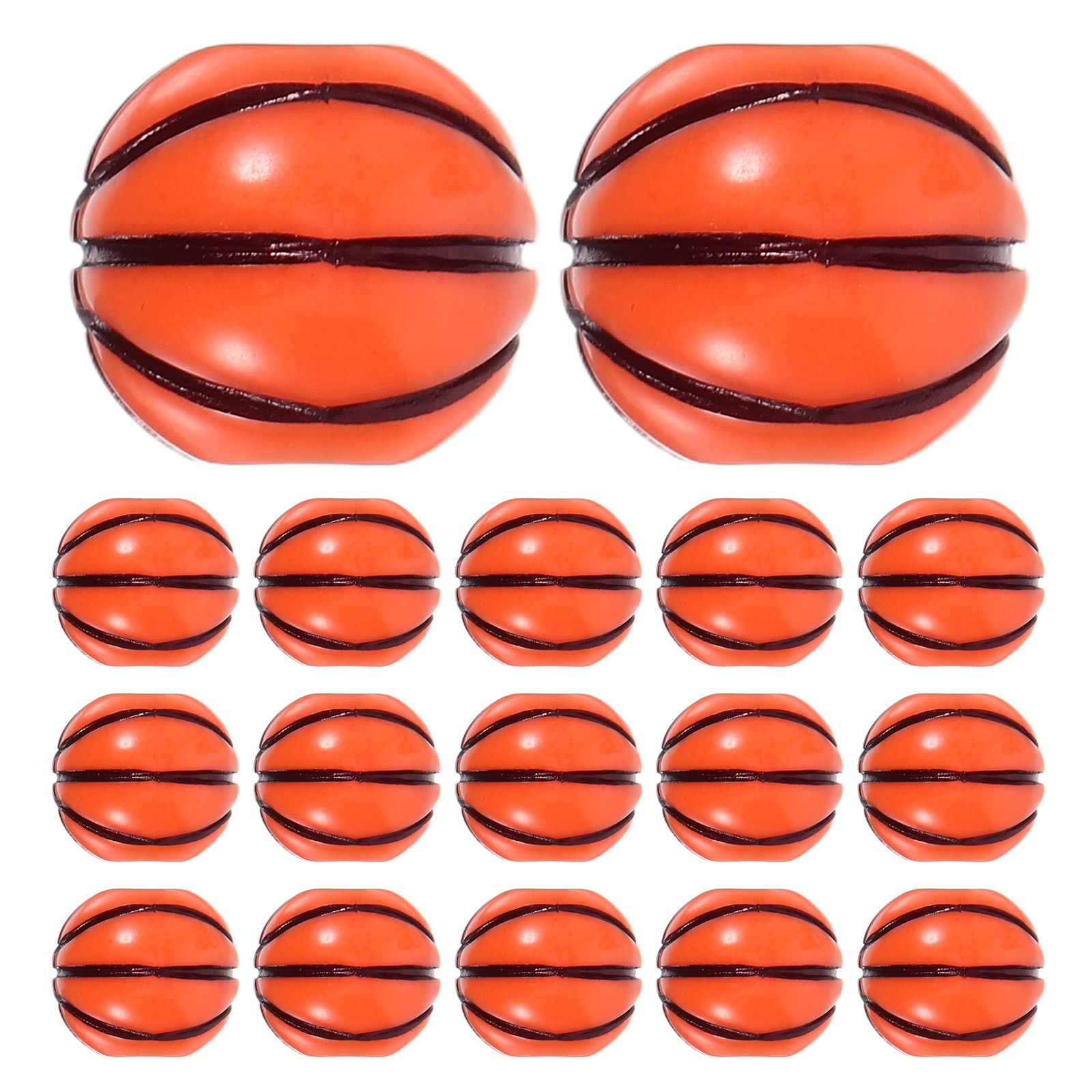 Coordinates Bracelet - 100Pcs Basketball Beads DIY Acrylic Sports