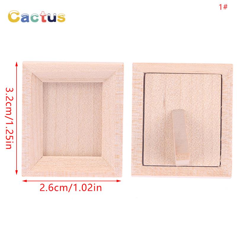 1Pc 1/12 Dollhouse Miniature W - Engraved Wood Frame ulasan dan harga