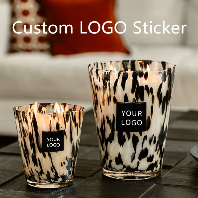 Custom LOGO Epoxy Dome Sticker - Personalised Candle Label ulasan dan harga